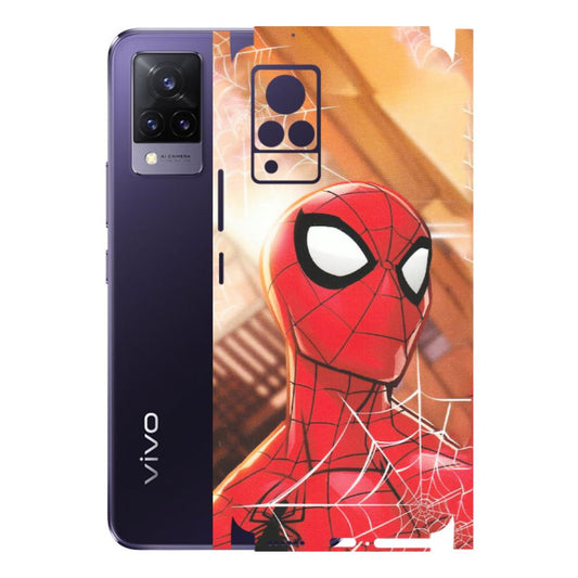 VIVO Z/V/X/T/U/S Series Phone Skins (All Models) - Spiderman Face New - Matte Finish (M-41) Vivo V21 5G