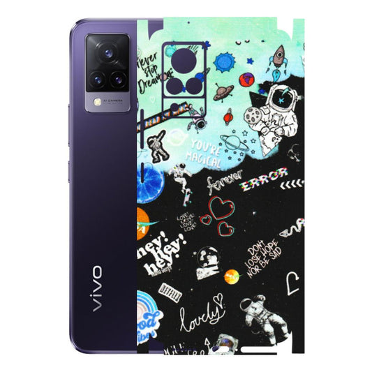 VIVO Z/V/X/T/U/S Series Phone Skins (All Models) - Living In A Space Dream - Matte Finish (M-46) Vivo V21 5G