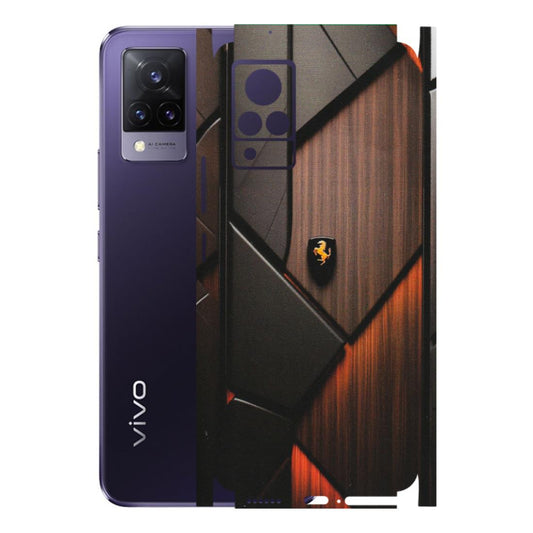 VIVO Z/V/X/T/U/S Series Phone Skins (All Models) - Lambo Beauty Wood Pattern Sober - Matte Finish (M-51) Vivo V21 5G