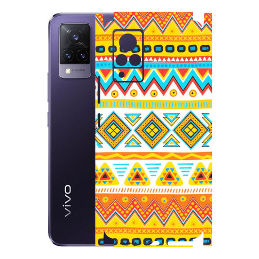 VIVO Z/V/X/T/U/S Series Phone Skins (All Models) - Mexican Abstract - Matte Finish (M-71) Vivo V21 5G