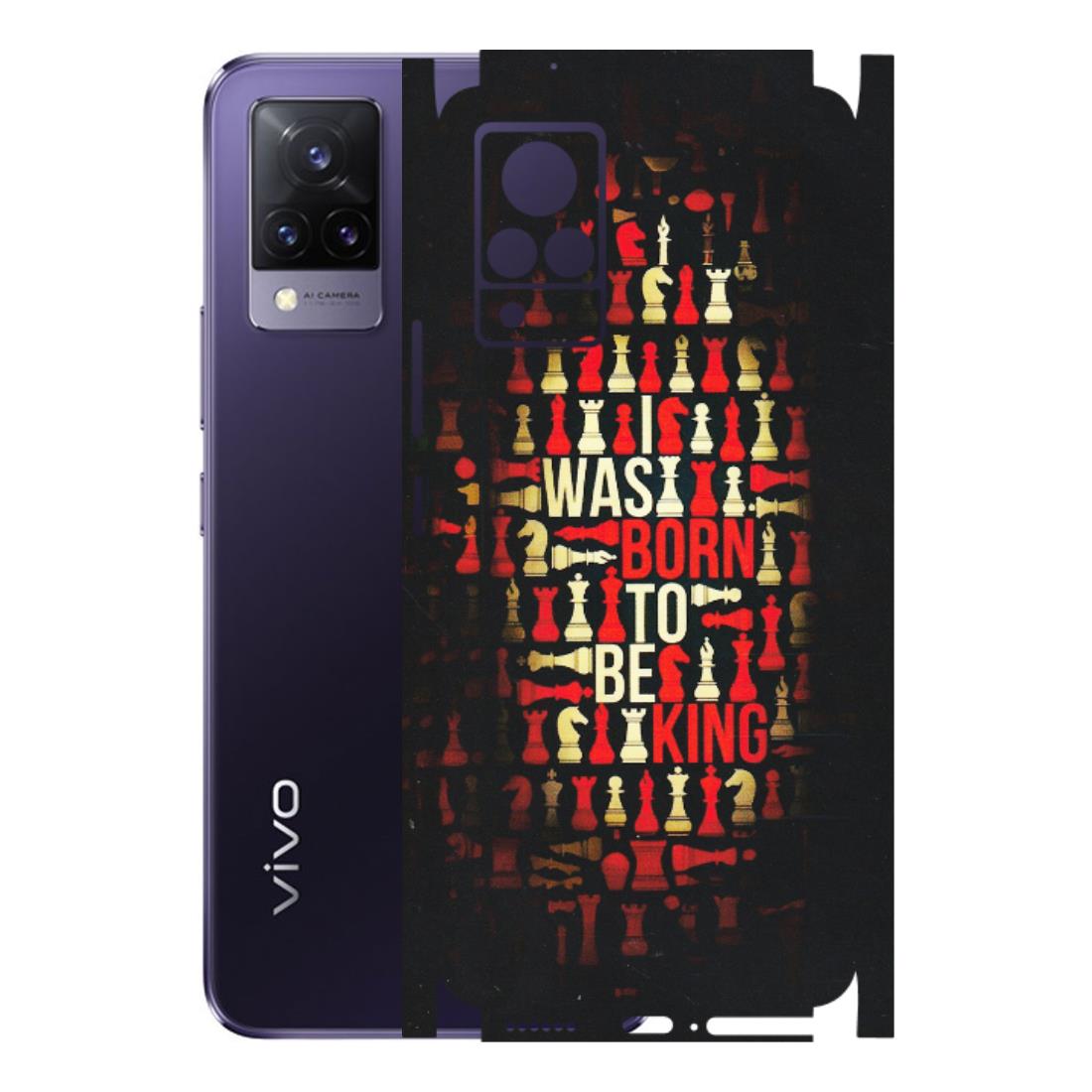 VIVO Z/V/X/T/U/S Series Phone Skins (All Models) - Born To Be King - Matte Finish (M-73) Vivo V21 5G