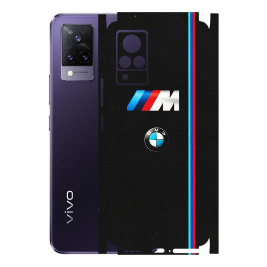 VIVO Z/V/X/T/U/S Series Phone Skins (All Models) - Styling With Black BMW - Matte Finish (M-74) Vivo V21 5G