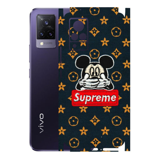 VIVO Z/V/X/T/U/S Series Phone Skins (All Models) - Mickey Supreme - Matte Finish (M-83) Vivo V21 5G