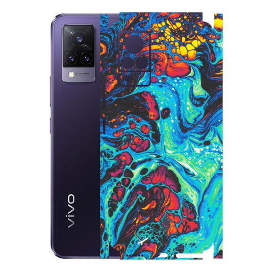VIVO Z/V/X/T/U/S Series Phone Skins (All Models) - Majestic Galactic Marbel - Matte Finish (M-85) Vivo V21 5G