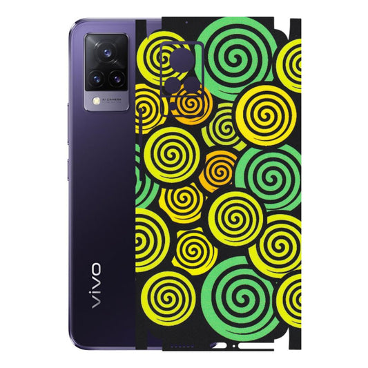 VIVO Z/V/X/T/U/S Series Phone Skins (All Models) - Crazy Spiral - Matte Finish (M-91) Vivo V21 5G
