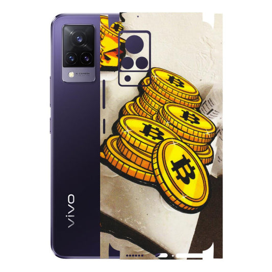 VIVO Z/V/X/T/U/S Series Phone Skins (All Models) - Billionaire Bitcoin Collection - Matte Finish (M-92) Vivo V21 5G
