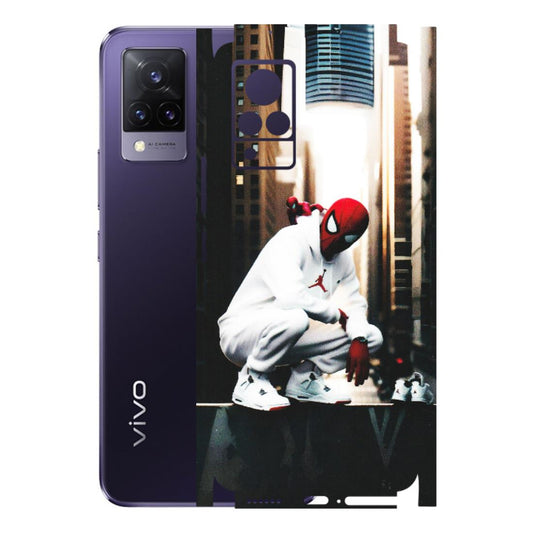 VIVO Z/V/X/T/U/S Series Phone Skins (All Models) - Sportsman Spider Man - Matte Finish (M-94) Vivo V21 5G