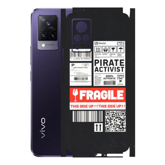 VIVO Z/V/X/T/U/S Series Phone Skins (All Models) - Handle With Care - Matte Finish (M-99) Vivo V21 5G