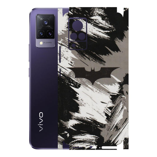 VIVO Z/V/X/T/U/S Series Phone Skins (All Models) - Batman Fleece DC - Transparent Finish (T-19) Vivo V21 5G