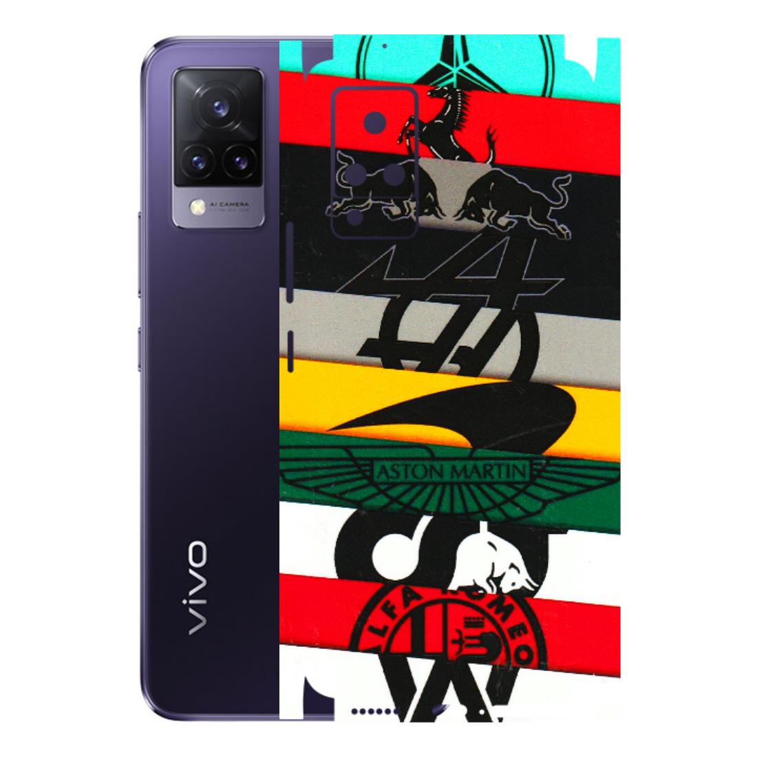 VIVO Z/V/X/T/U/S Series Phone Skins (All Models) - Multi Designer Brands - 3D Embossed Finish (L-187) Vivo V21