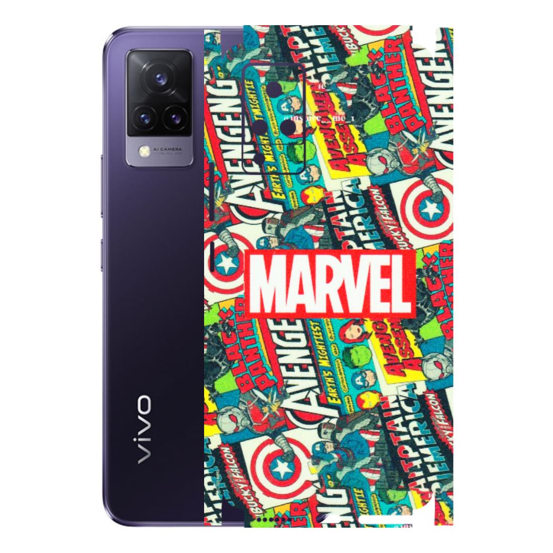 VIVO Z/V/X/T/U/S Series Phone Skins (All Models) - Marvel Comic Lover - Matte Finish (M-30) Vivo V21