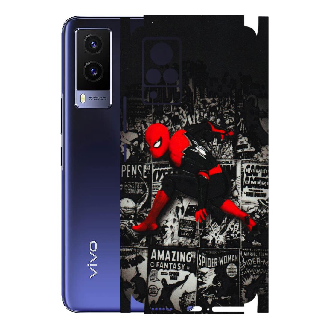 VIVO Z/V/X/T/U/S Series Phone Skins (All Models) - SpiderMan New - 3D Embossed Finish (L-162) Vivo V21e (4G)