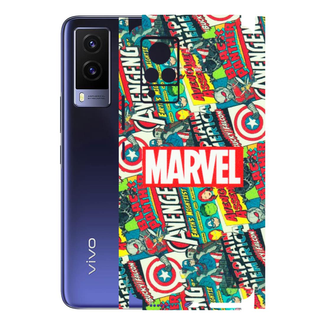 VIVO Z/V/X/T/U/S Series Phone Skins (All Models) - Marvel Comic Lover - Matte Finish (M-30) Vivo V21e (4G)