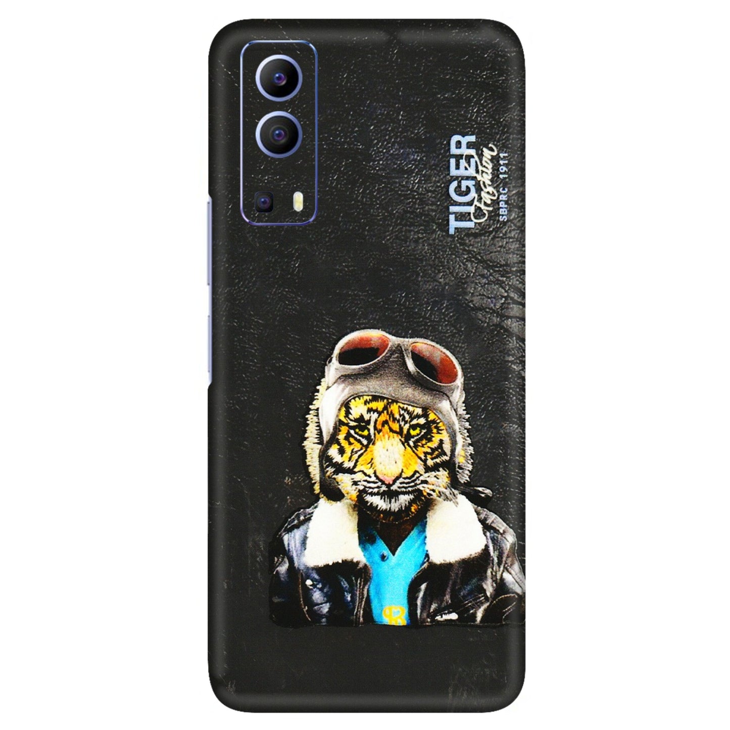 VIVO Z/V/X/T/U/S Series Phone Skins (All Models) - Rider Tiger - 3D Embossed Finish (L-113) Vivo V21e (5G)