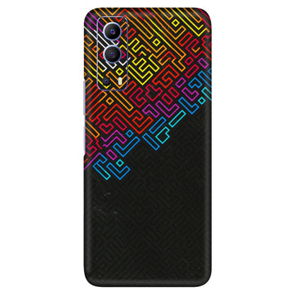 VIVO Z/V/X/T/U/S Series Phone Skins (All Models) - Dotme Pattern Art - 3D Embossed Finish (L-121) Vivo V21e (5G)