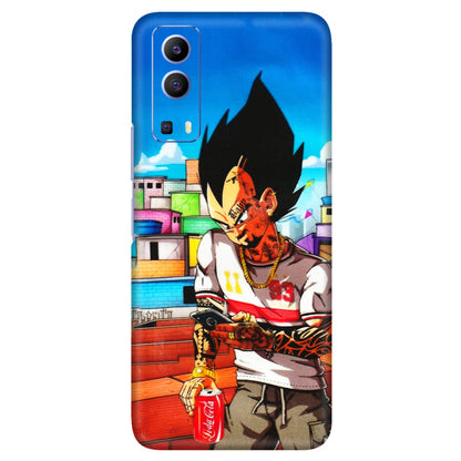 VIVO Z/V/X/T/U/S Series Phone Skins (All Models) - Vegeta - 3D Embossed Finish (L-136) Vivo V21e (5G)