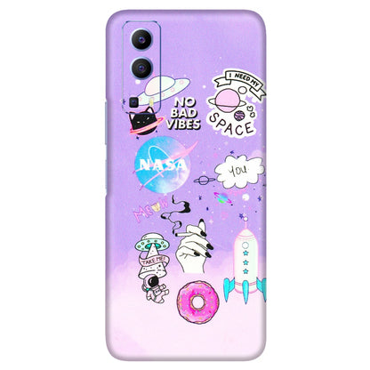 VIVO Z/V/X/T/U/S Series Phone Skins (All Models) - I Need My Nasa Skin - 3D Embossed Finish (L-149) Vivo V21e (5G)