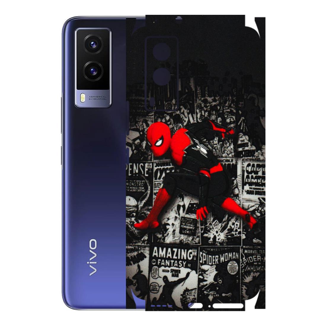 VIVO Z/V/X/T/U/S Series Phone Skins (All Models) - SpiderMan New - 3D Embossed Finish (L-162) Vivo V21e (5G)