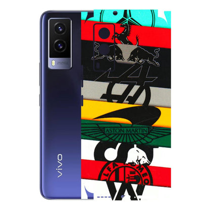 VIVO Z/V/X/T/U/S Series Phone Skins (All Models) - Multi Designer Brands - 3D Embossed Finish (L-187) Vivo V21e (5G)