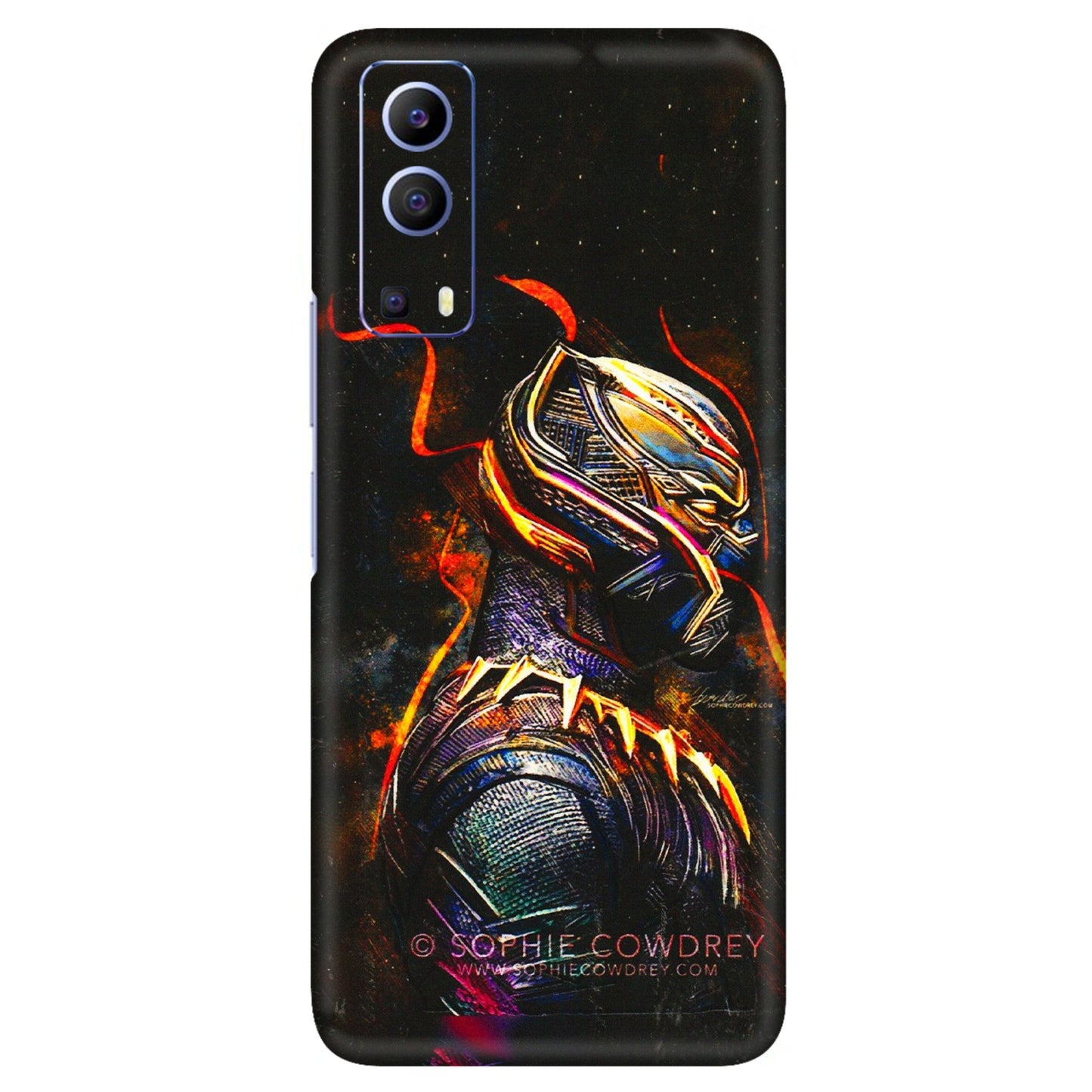 VIVO Z/V/X/T/U/S Series Phone Skins (All Models) - Black Panther - 3D Embossed Finish (L-190) Vivo V21e (5G)