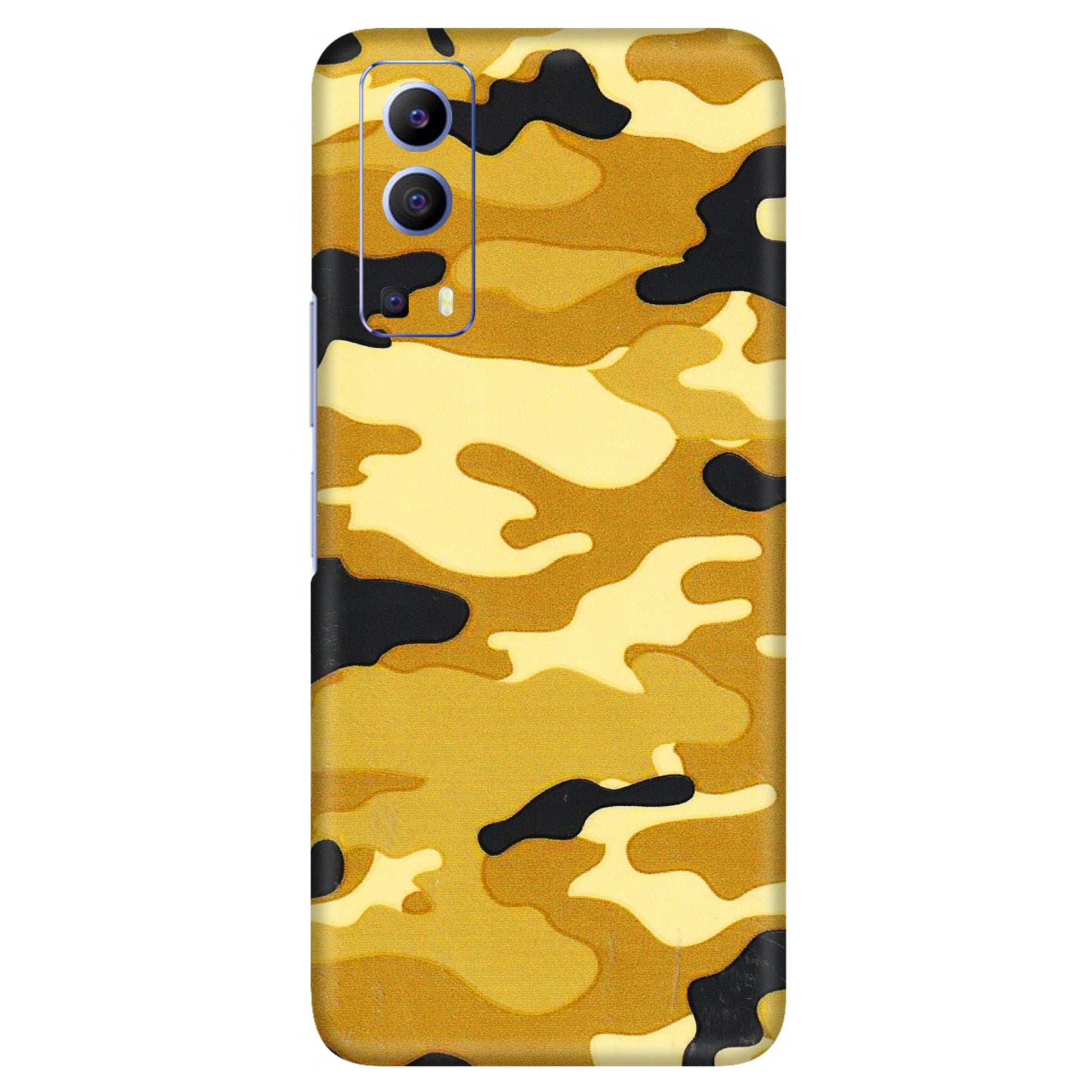 VIVO Z/V/X/T/U/S Series Phone Skins (All Models) - Indian Camo - 3D Embossed Finish (L-228) Vivo V21e (5G)