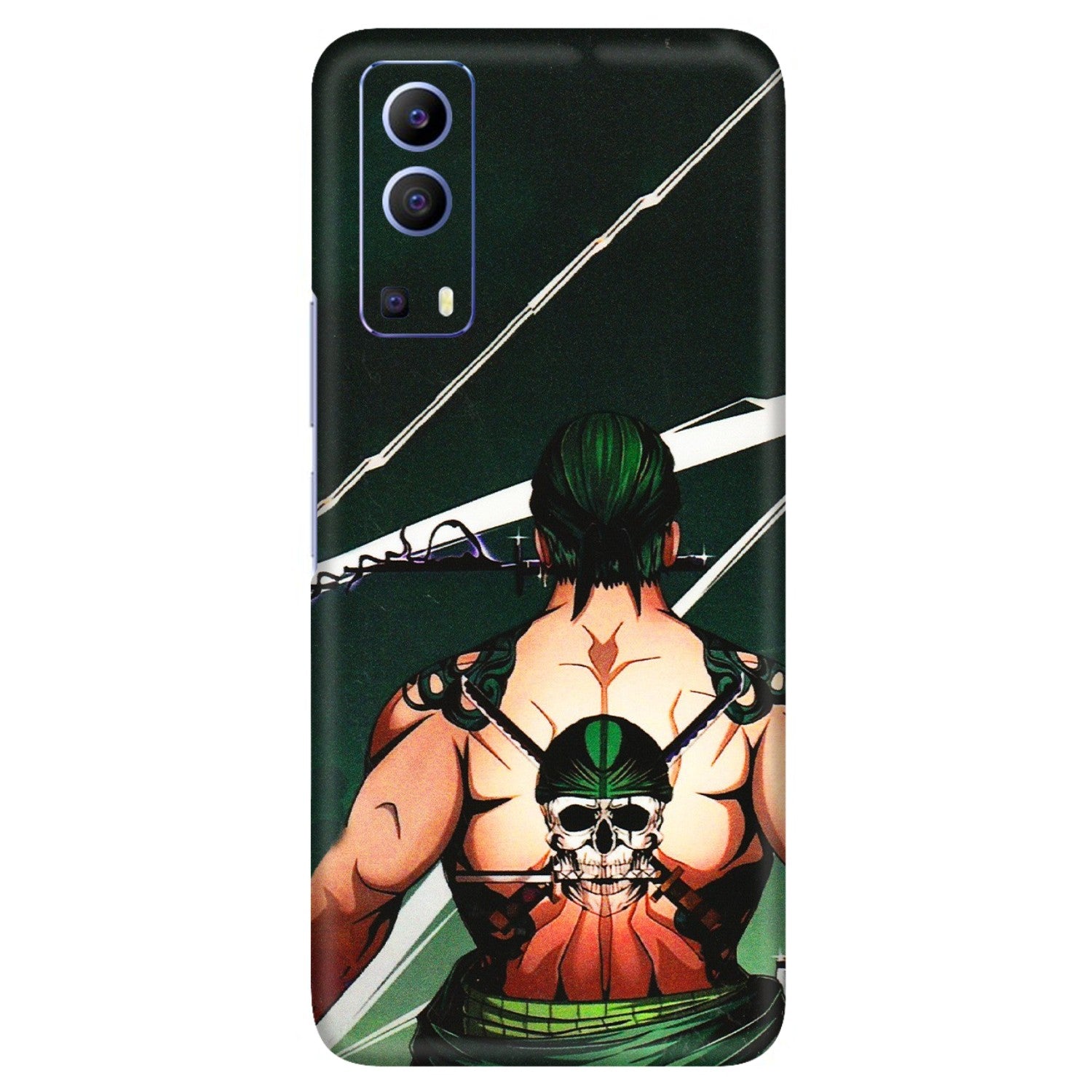 VIVO Z/V/X/T/U/S Series Phone Skins (All Models) - Zoro Anime - 3D Embossed Finish (L-23) Vivo V21e (5G)