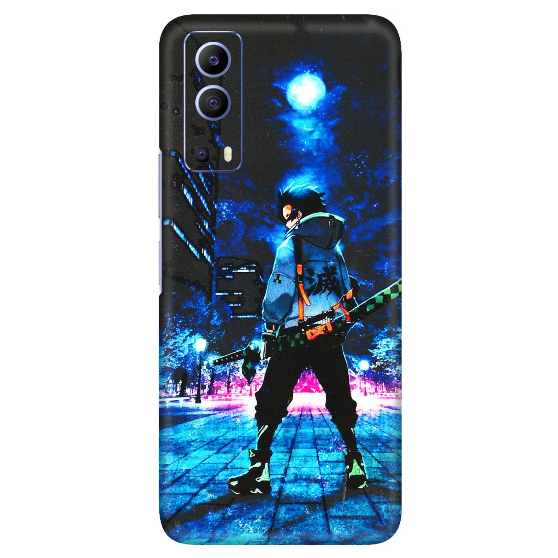 VIVO Z/V/X/T/U/S Series Phone Skins (All Models) - Demon Slayer Sword - 3D Embossed Finish (L-247) Vivo V21e (5G)