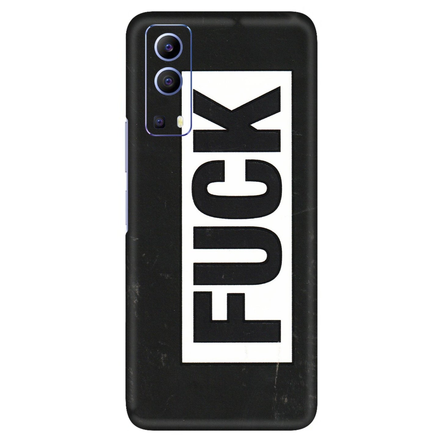 VIVO Z/V/X/T/U/S Series Phone Skins (All Models) - The F Word - 3D Embossed Finish (L-255) Vivo V21e (5G)
