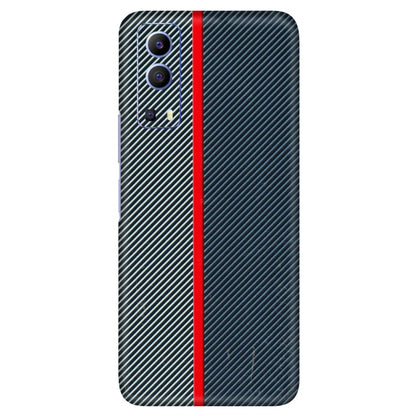 VIVO Z/V/X/T/U/S Series Phone Skins (All Models) - Blue Sober Lines - 3D Embossed Finish (L-305) Vivo V21e (5G)