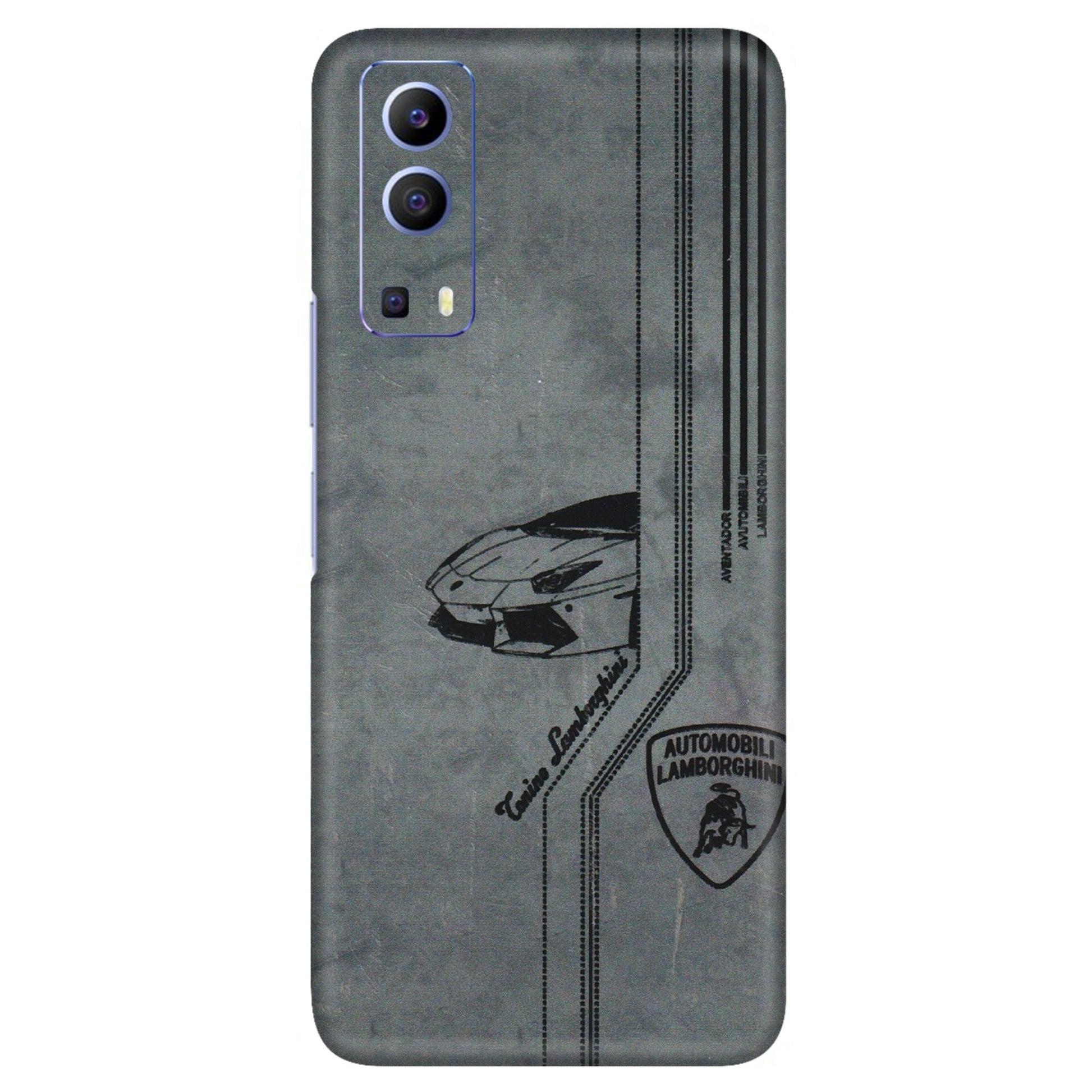 VIVO Z/V/X/T/U/S Series Phone Skins (All Models) - New Lamborgini Aventador - 3D Embossed Finish (L-321) Vivo V21e (5G)