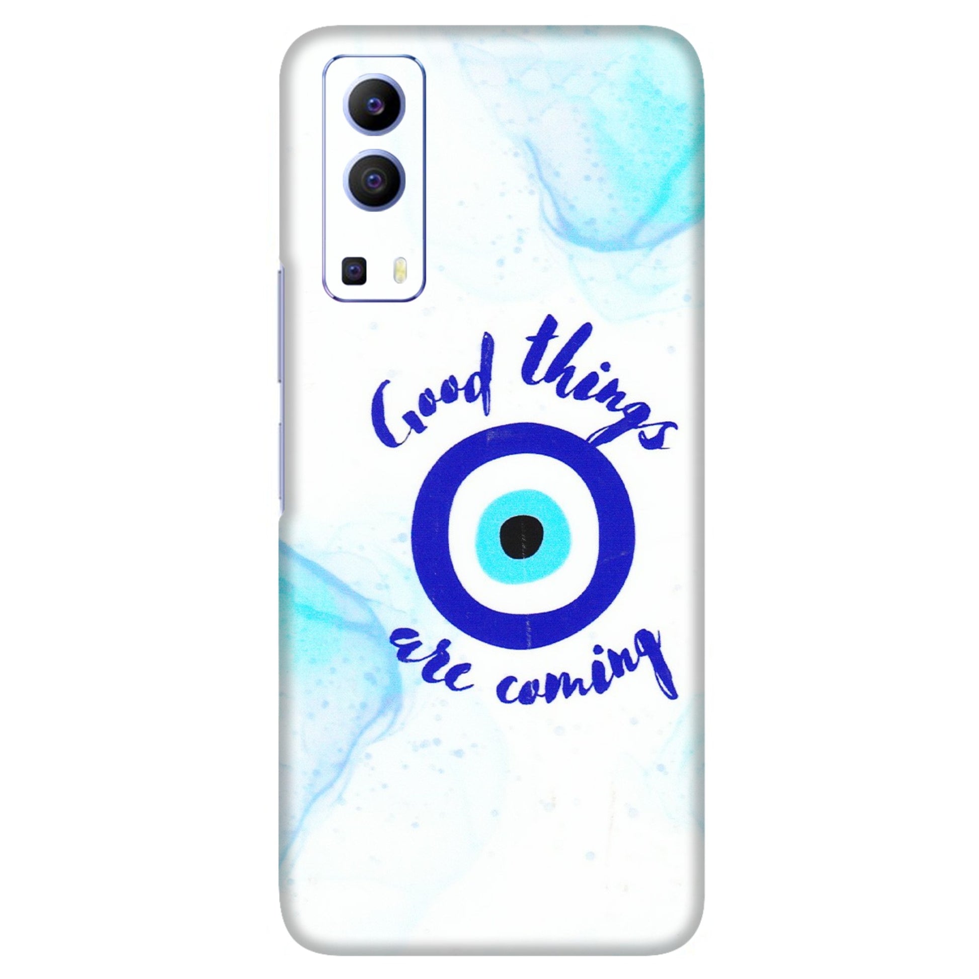 VIVO Z/V/X/T/U/S Series Phone Skins (All Models) - Evil Eye Good Things Are Coming - 3D Embossed Finish (L-322) Vivo V21e (5G)