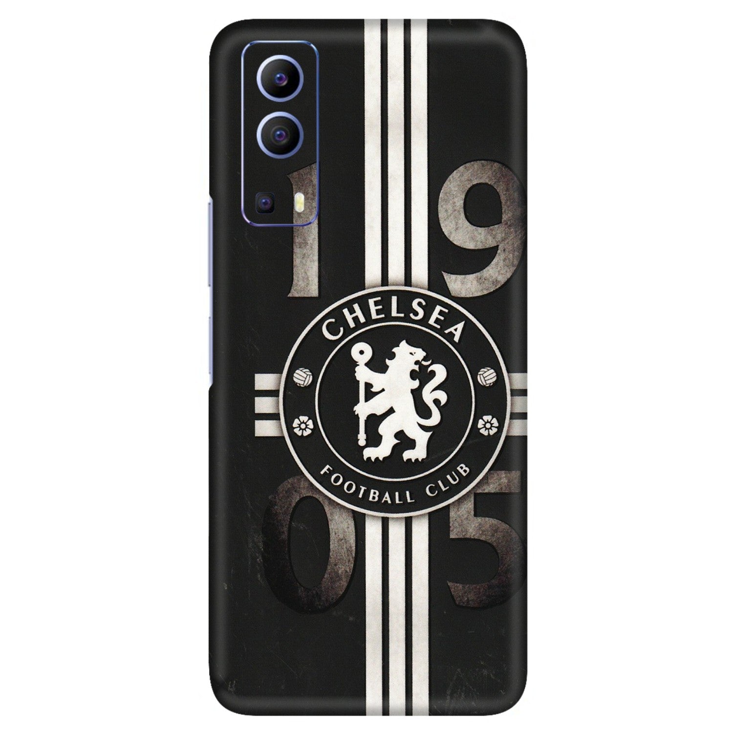 VIVO Z/V/X/T/U/S Series Phone Skins (All Models) - Chelsea Fan Club - 3D Embossed Finish (L-36) Vivo V21e (5G)