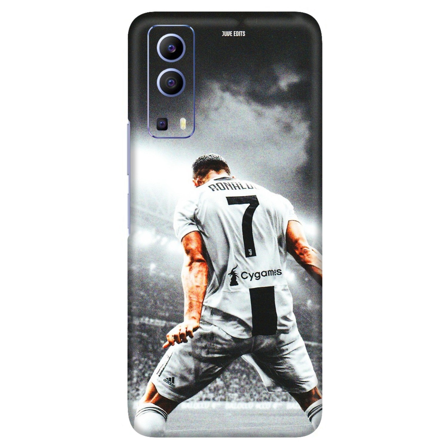 VIVO Z/V/X/T/U/S Series Phone Skins (All Models) - Ronaldo CR7 Crazy - 3D Embossed Finish (L-44) Vivo V21e (5G)