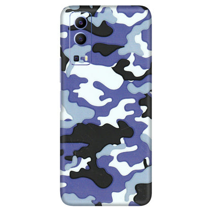 VIVO Z/V/X/T/U/S Series Phone Skins (All Models) - Powerfull Military Camoflauge - 3D Embossed Finish (L-49) Vivo V21e (5G)