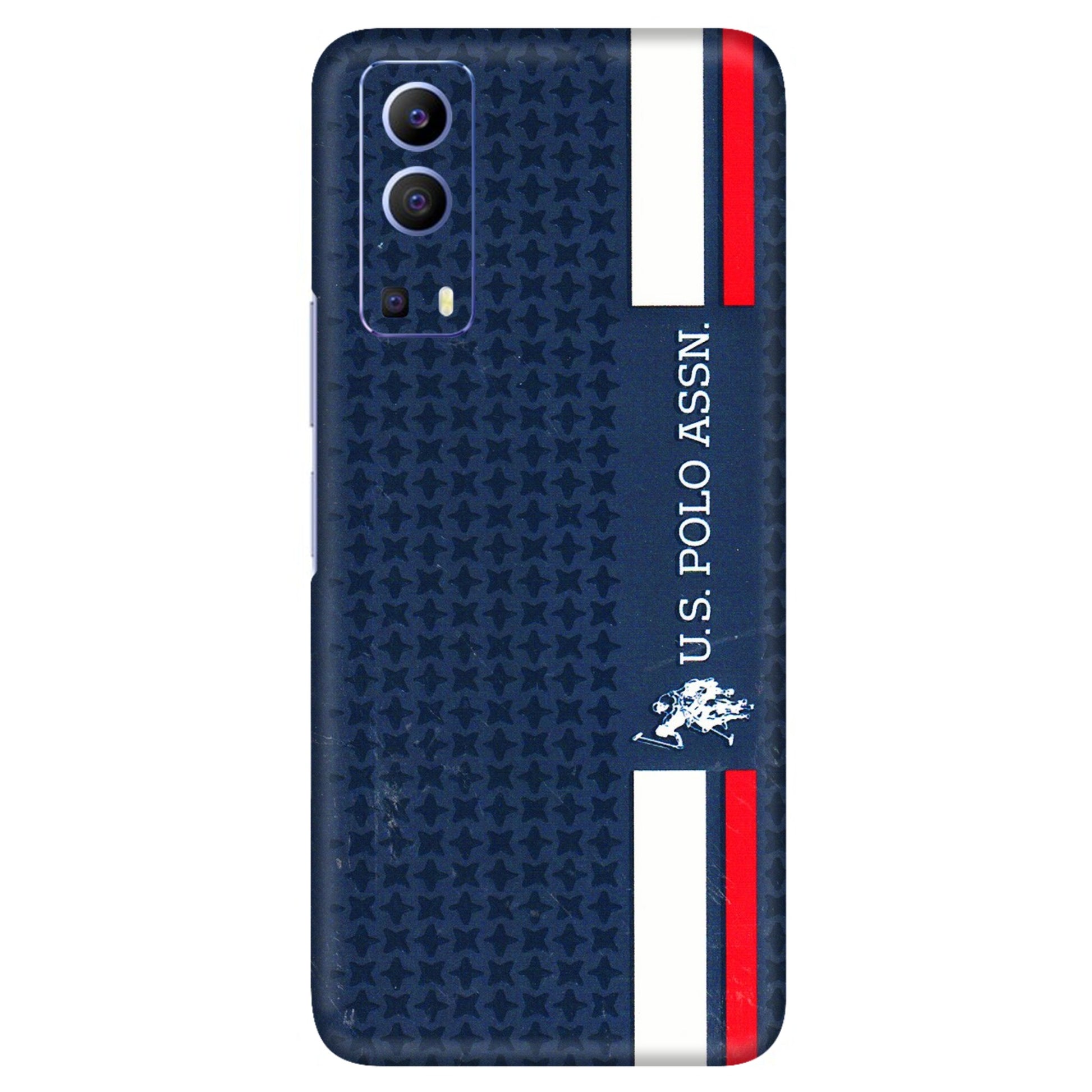 VIVO Z/V/X/T/U/S Series Phone Skins (All Models) - US POLO Designer Brand - 3D Embossed Finish (L-65) Vivo V21e (5G)