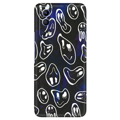 VIVO Z/V/X/T/U/S Series Phone Skins (All Models) - Distorted Smileys - 3D Embossed Finish (L-92) Vivo V21e (5G)