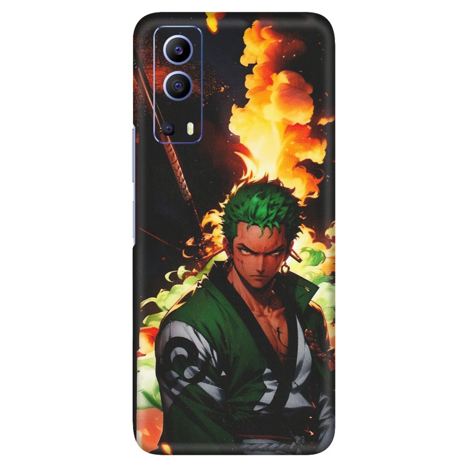 VIVO Z/V/X/T/U/S Series Phone Skins (All Models) - Roronoa Zoro - Matte Finish (M-102) Vivo V21e (5G)