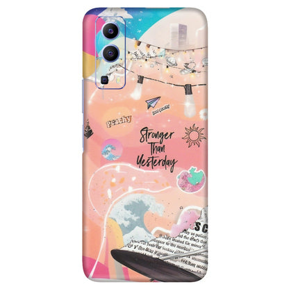 VIVO Z/V/X/T/U/S Series Phone Skins (All Models) - Stronger Then Yesterday - Matte Finish (M-128) Vivo V21e (5G)
