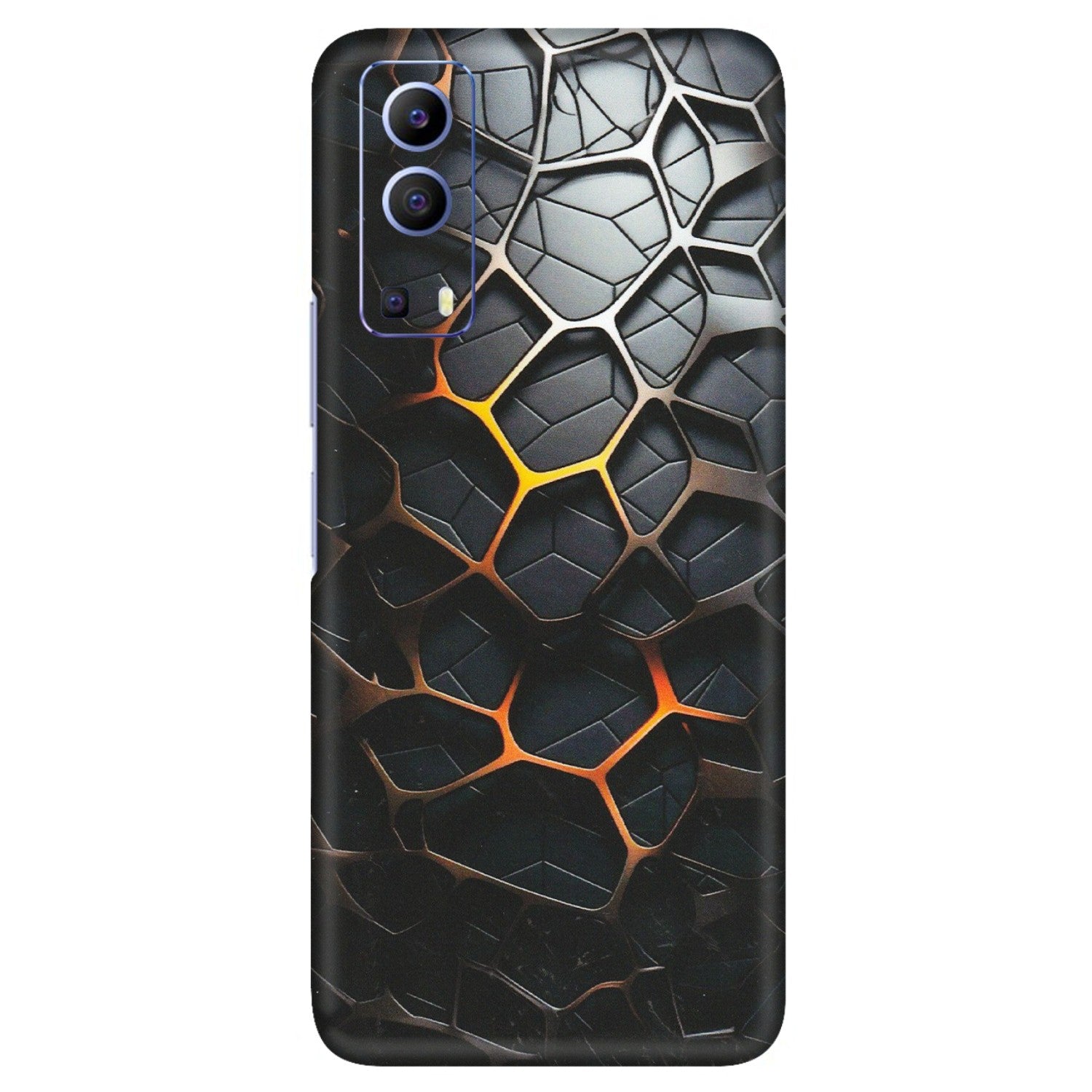 VIVO Z/V/X/T/U/S Series Phone Skins (All Models) - New Abstract Graphite Tiles - Matte Finish (M-130) Vivo V21e (5G)