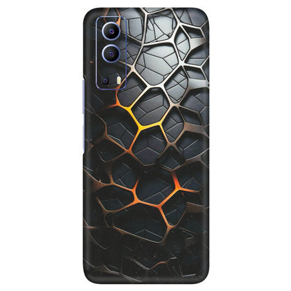 VIVO Z/V/X/T/U/S Series Phone Skins (All Models) - New Abstract Graphite Tiles - Matte Finish (M-130) Vivo V21e (5G)
