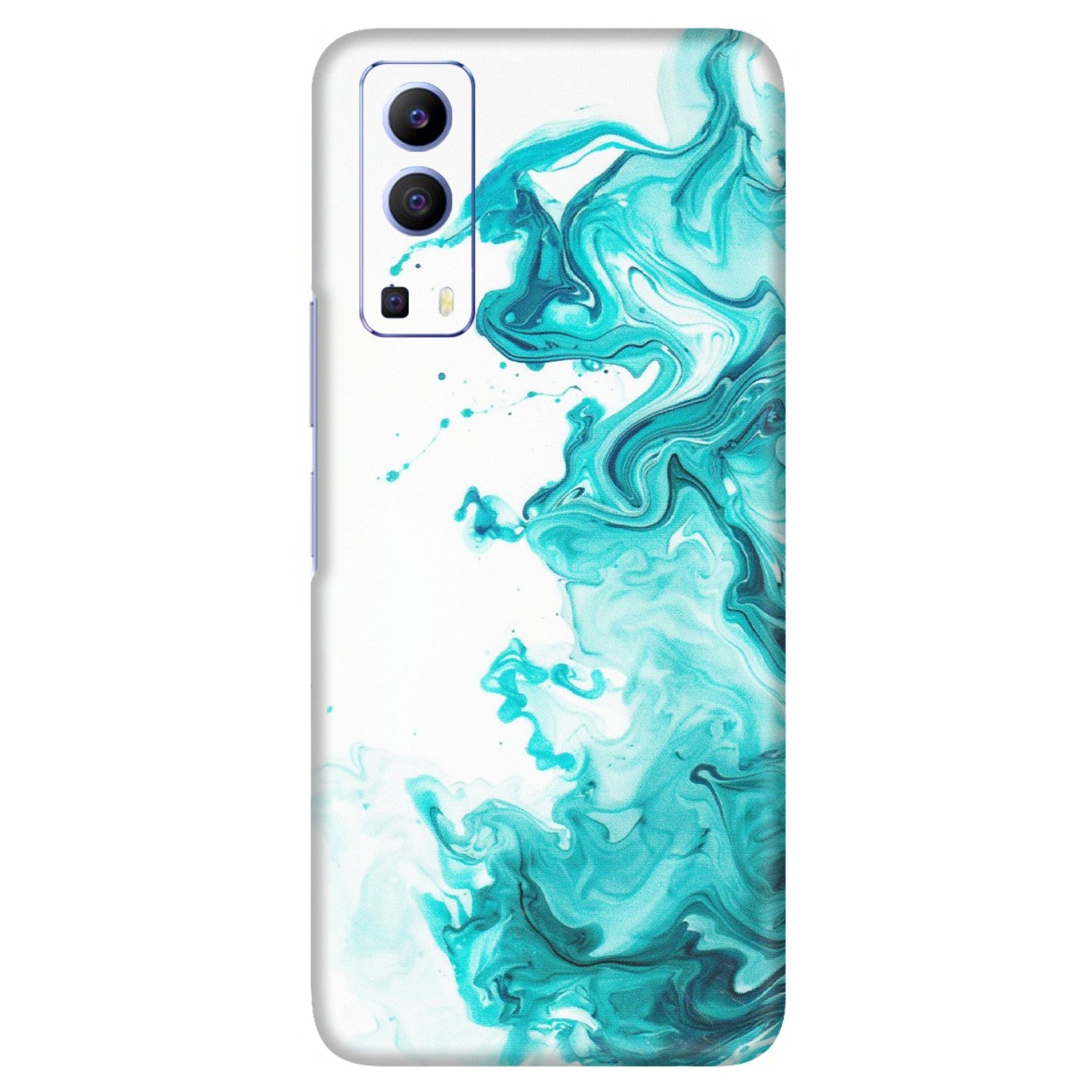 VIVO Z/V/X/T/U/S Series Phone Skins (All Models) - Sky Blue Abstract Colour - Matte Finish (M-146) Vivo V21e (5G)