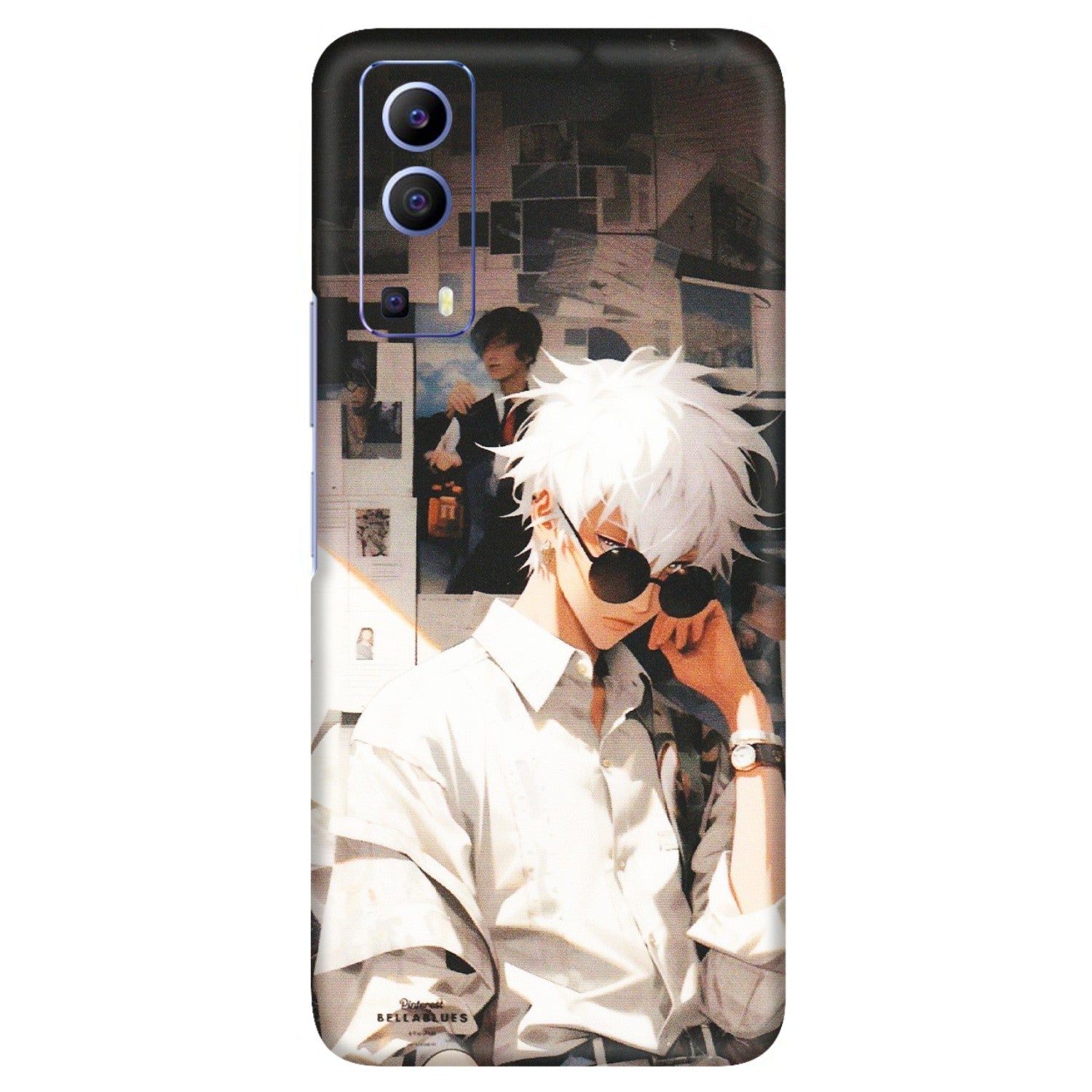 VIVO Z/V/X/T/U/S Series Phone Skins (All Models) - Gojo Satoru Jujustu Kaisen Anime - Matte Finish (M-156) Vivo V21e (5G)