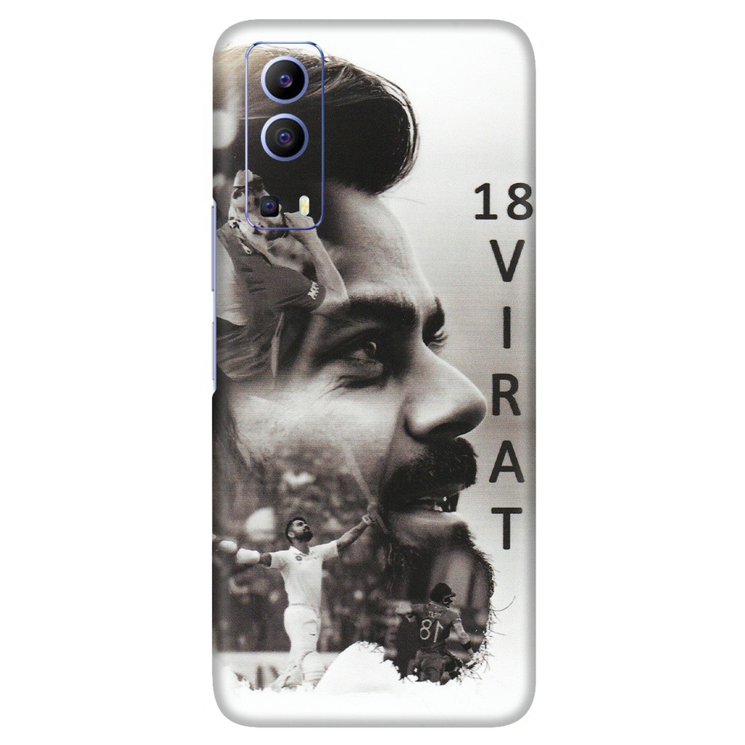 VIVO Z/V/X/T/U/S Series Phone Skins (All Models) - Virat Kohli Cricketer - Matte Finish (M-163) Vivo V21e (5G)