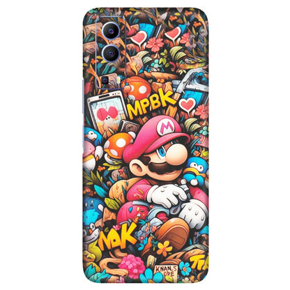 VIVO Z/V/X/T/U/S Series Phone Skins (All Models) - Super Mario Bros Artistic - Matte Finish (M-173) Vivo V21e (5G)