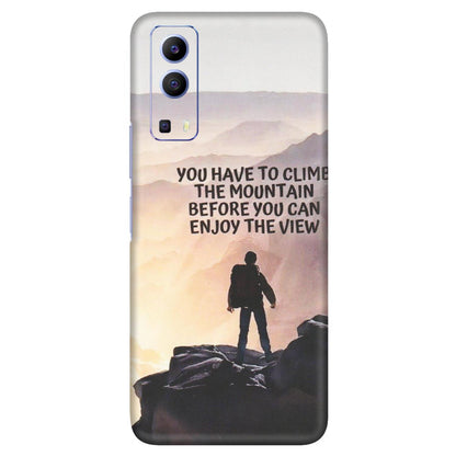 VIVO Z/V/X/T/U/S Series Phone Skins (All Models) - Motivational Hiking Mountain - Matte Finish (M-28) Vivo V21e (5G)