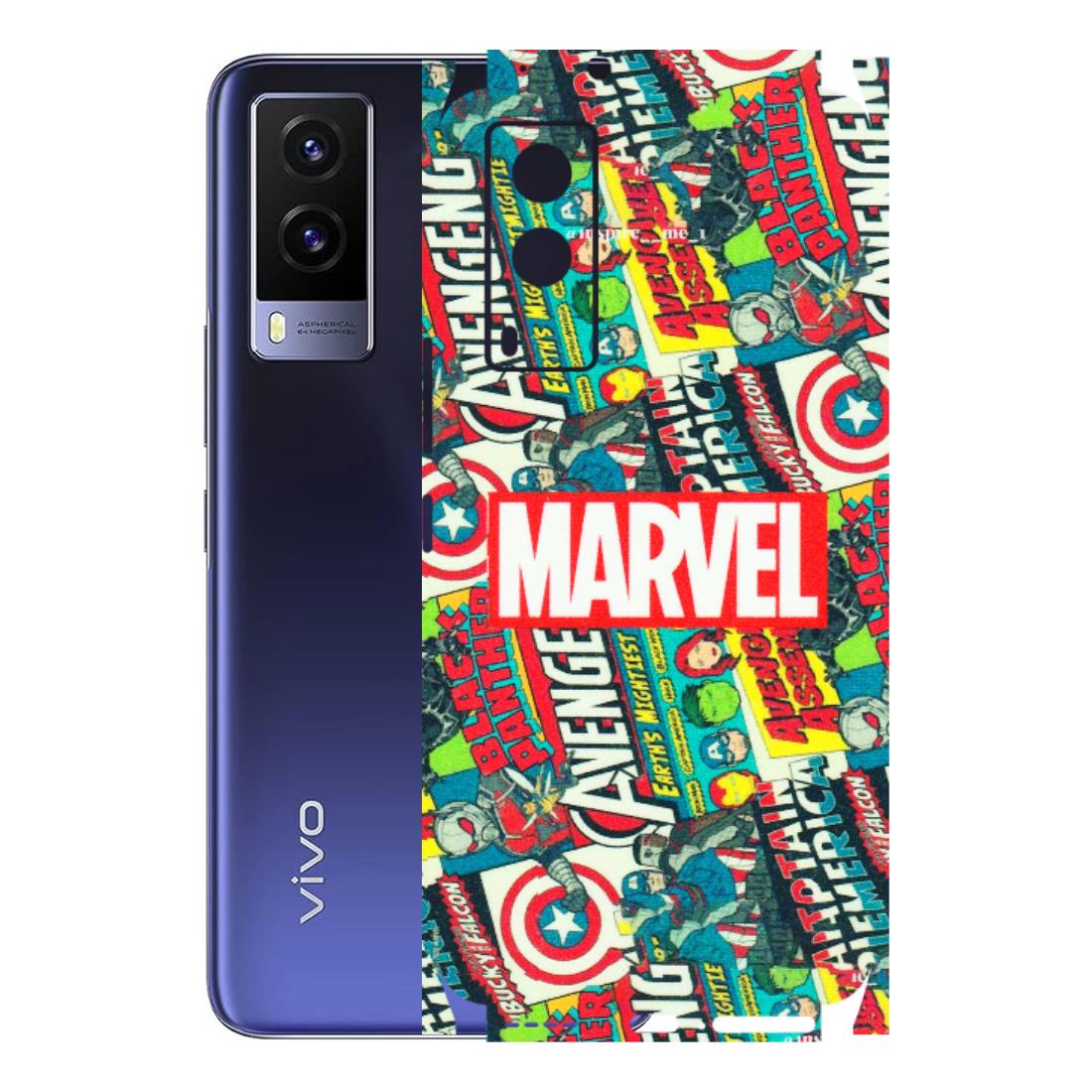 VIVO Z/V/X/T/U/S Series Phone Skins (All Models) - Marvel Comic Lover - Matte Finish (M-30) Vivo V21e (5G)