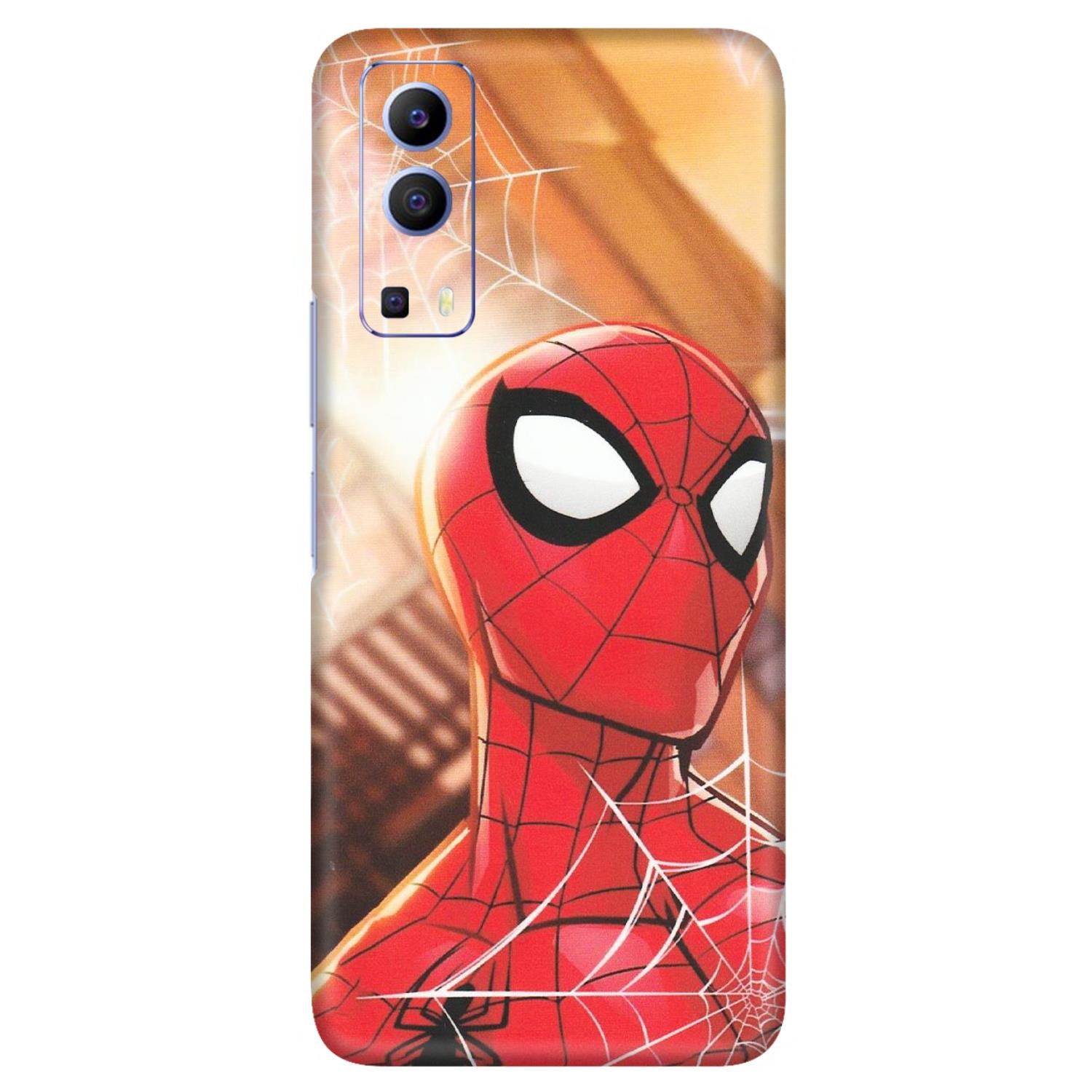 VIVO Z/V/X/T/U/S Series Phone Skins (All Models) - Spiderman Face New - Matte Finish (M-41) Vivo V21e (5G)