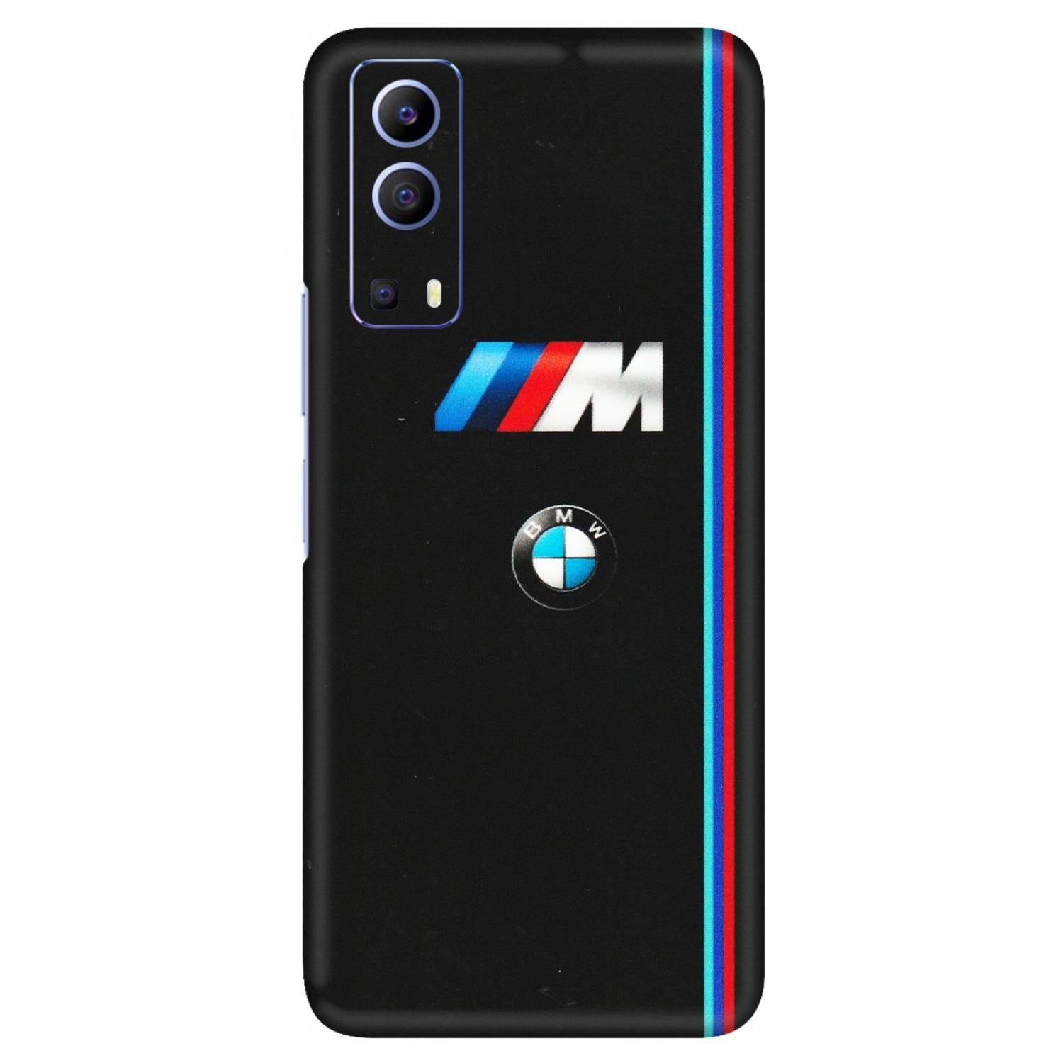 VIVO Z/V/X/T/U/S Series Phone Skins (All Models) - Styling With Black BMW - Matte Finish (M-74) Vivo V21e (5G)