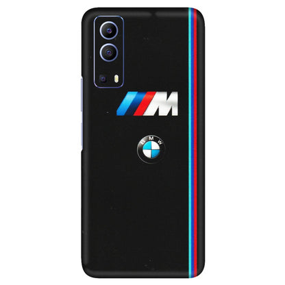 VIVO Z/V/X/T/U/S Series Phone Skins (All Models) - Styling With Black BMW - Matte Finish (M-74) Vivo V21e (5G)