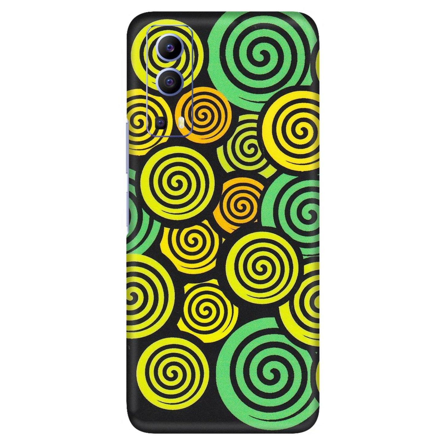 VIVO Z/V/X/T/U/S Series Phone Skins (All Models) - Crazy Spiral - Matte Finish (M-91) Vivo V21e (5G)